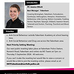 Our Priorities - Your Safer Neighbourhood Team