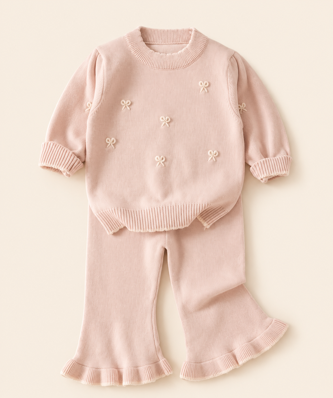 Set Tejido Rosa Pastel 🎀