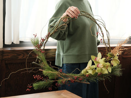 甲辰年 花圈與鮮花的自主練習
