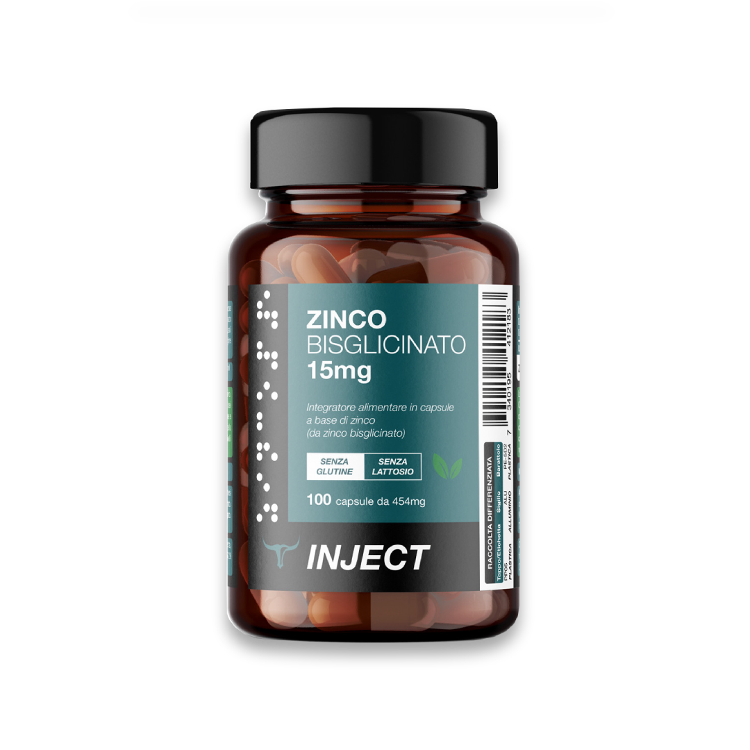 ZINCO Bisglicinato 100cp - Inject Nutrition