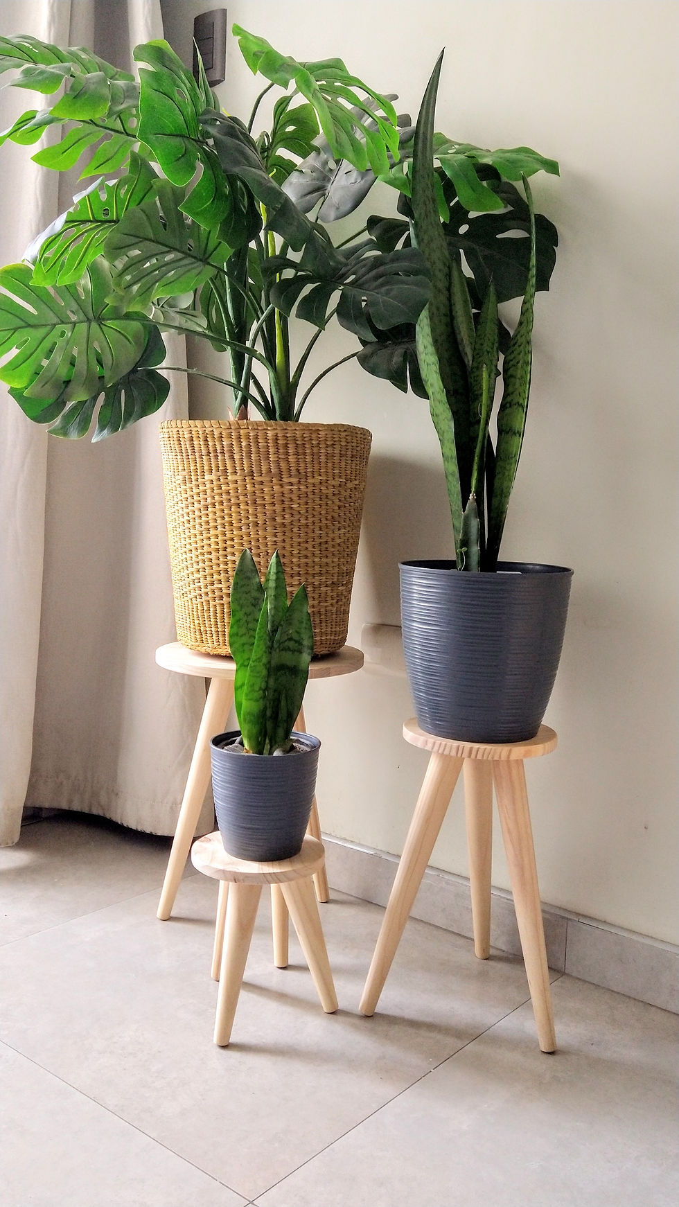 Miniatura: Juego de 3 Porta Macetas