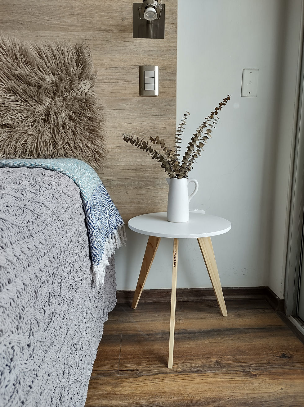 Miniatura: Mesa nórdica color blanco