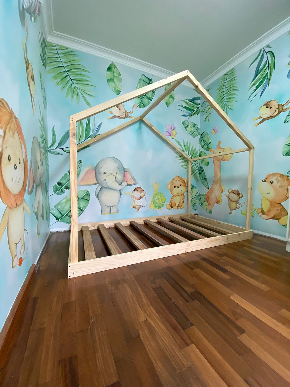 Miniatura: Cama Montessori Modelo Afecto PLAZA Y MEDIA