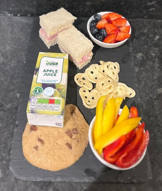 Arranged Food and Objects