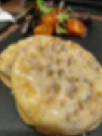 Crumpets with Cheese and Marmite