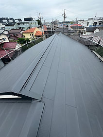 塗料付き屋根