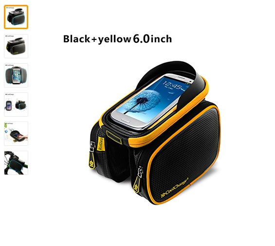 Thumbnail: CoolChange Bicycle Front Bag Waterproof Double Pouch