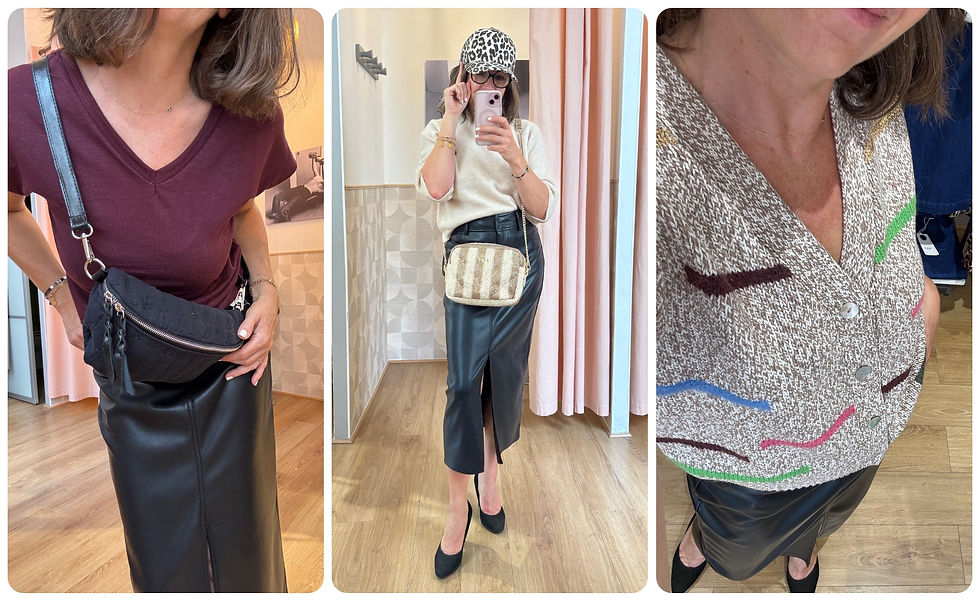 Une jupe - 3 looks ❤️