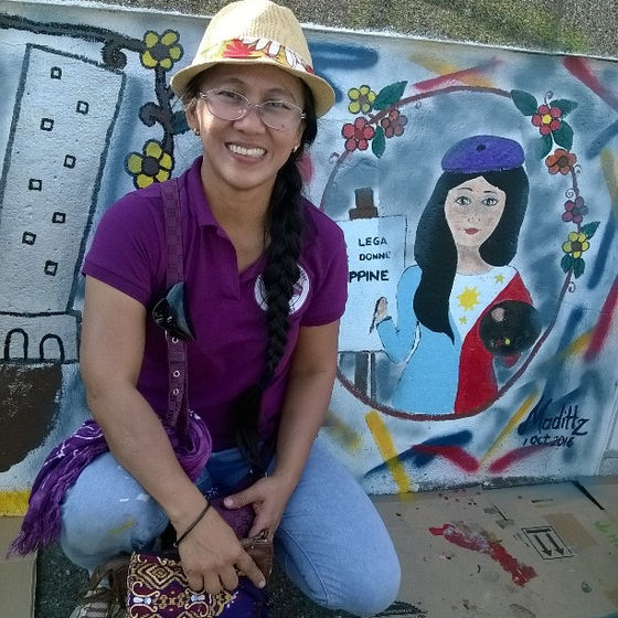 as a STREET ARTIST
