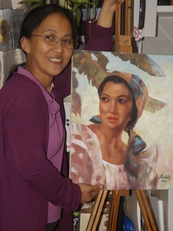 MADITTZ, ang unang Pinay Painter ng Bologna