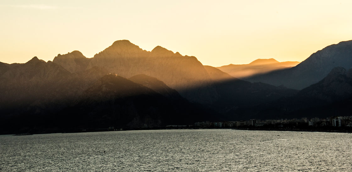 berg Sonnenuntergang