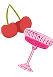 cherry&glass sticker.png