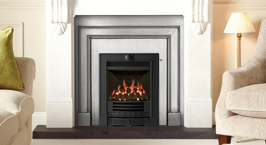 Thumbnail: Logic HE Winchester Coal Effect Gas Fire - Black