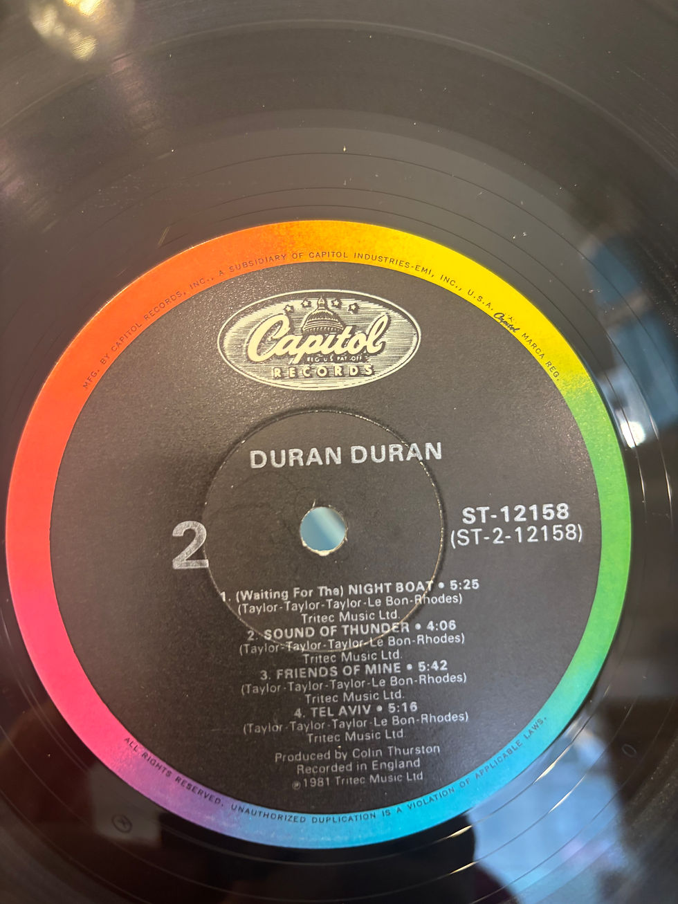Miniatura: Duran Duran  - Duran Duran Vinilo Segunda Mano