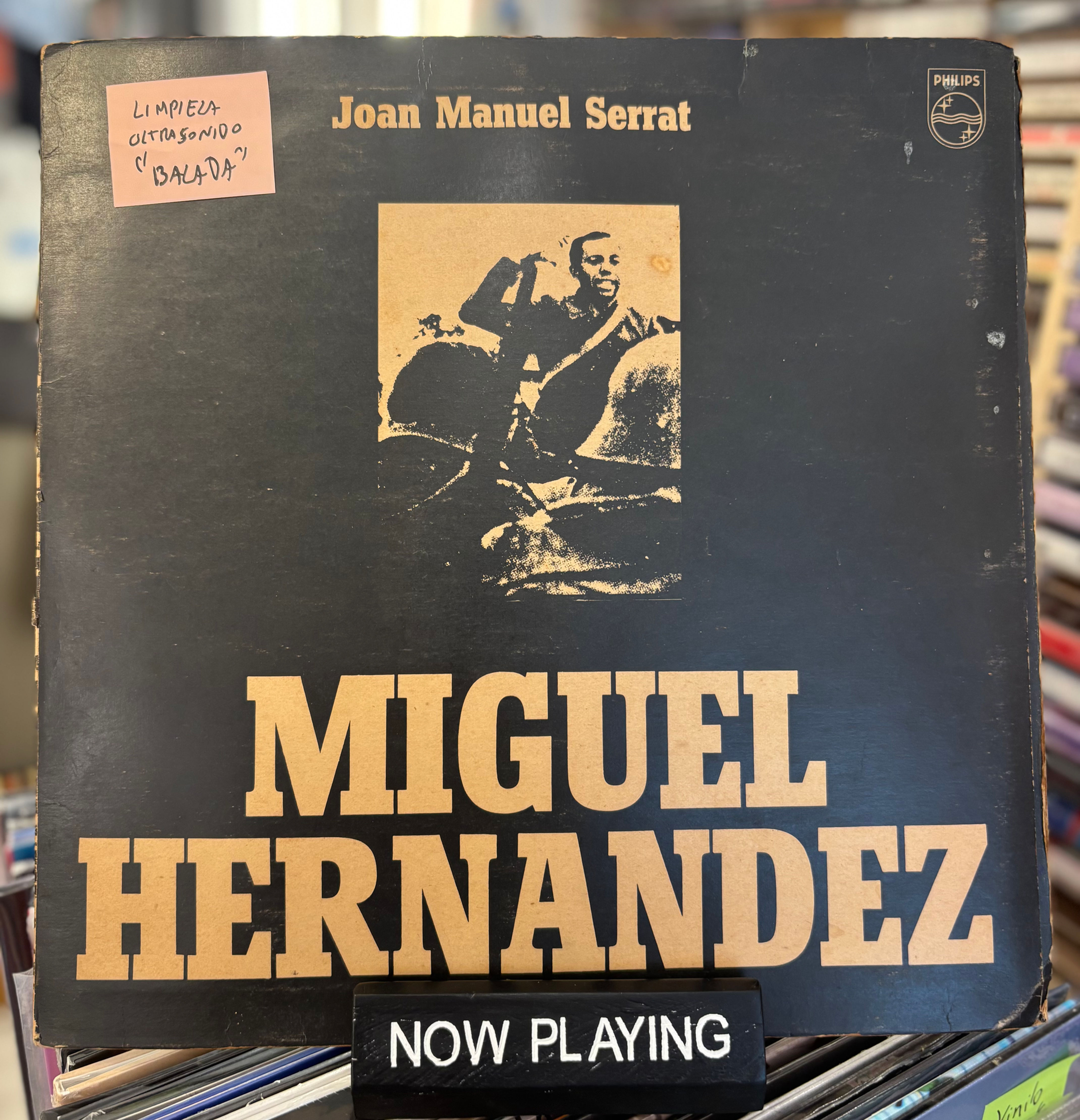 Joan Manuel Serrat - Miguel Hernandez Vinilo  Segunda Mano