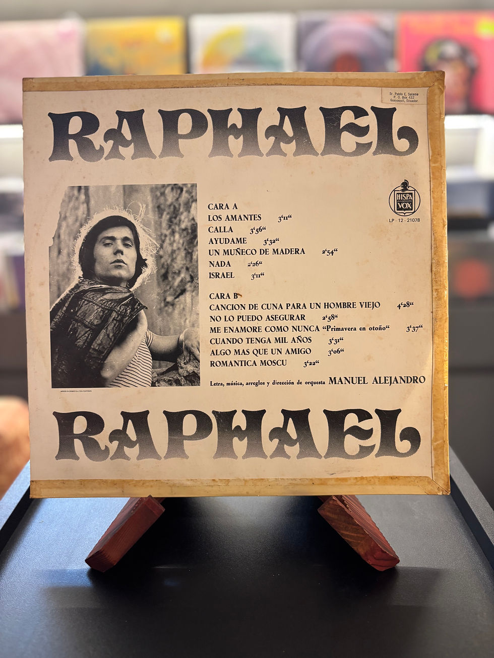 Miniatura: Raphael - Algo Mas Vinilo Segunda Man