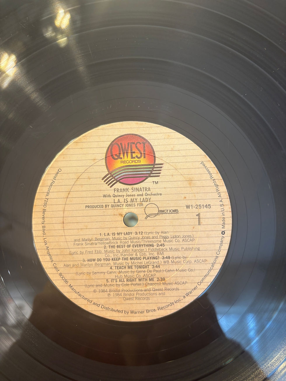 Miniatura: Frank Sinatra With Quincy Jones And Orchestra - L.A. Is My LVinilo Segunda Mano