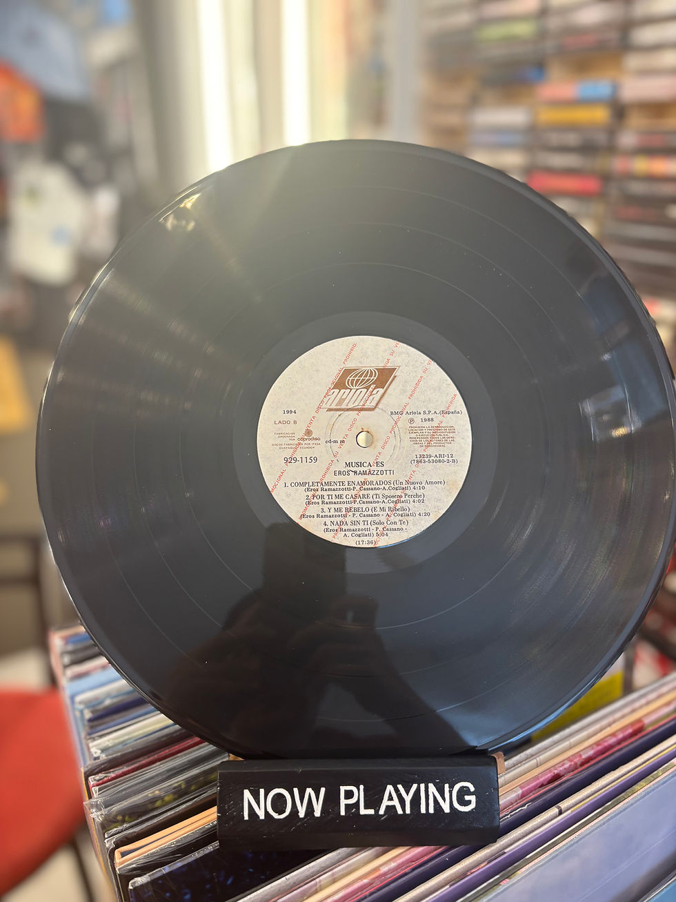Miniatura: Eros Ramazzotti - Música Es Vinilo Segunda Mano