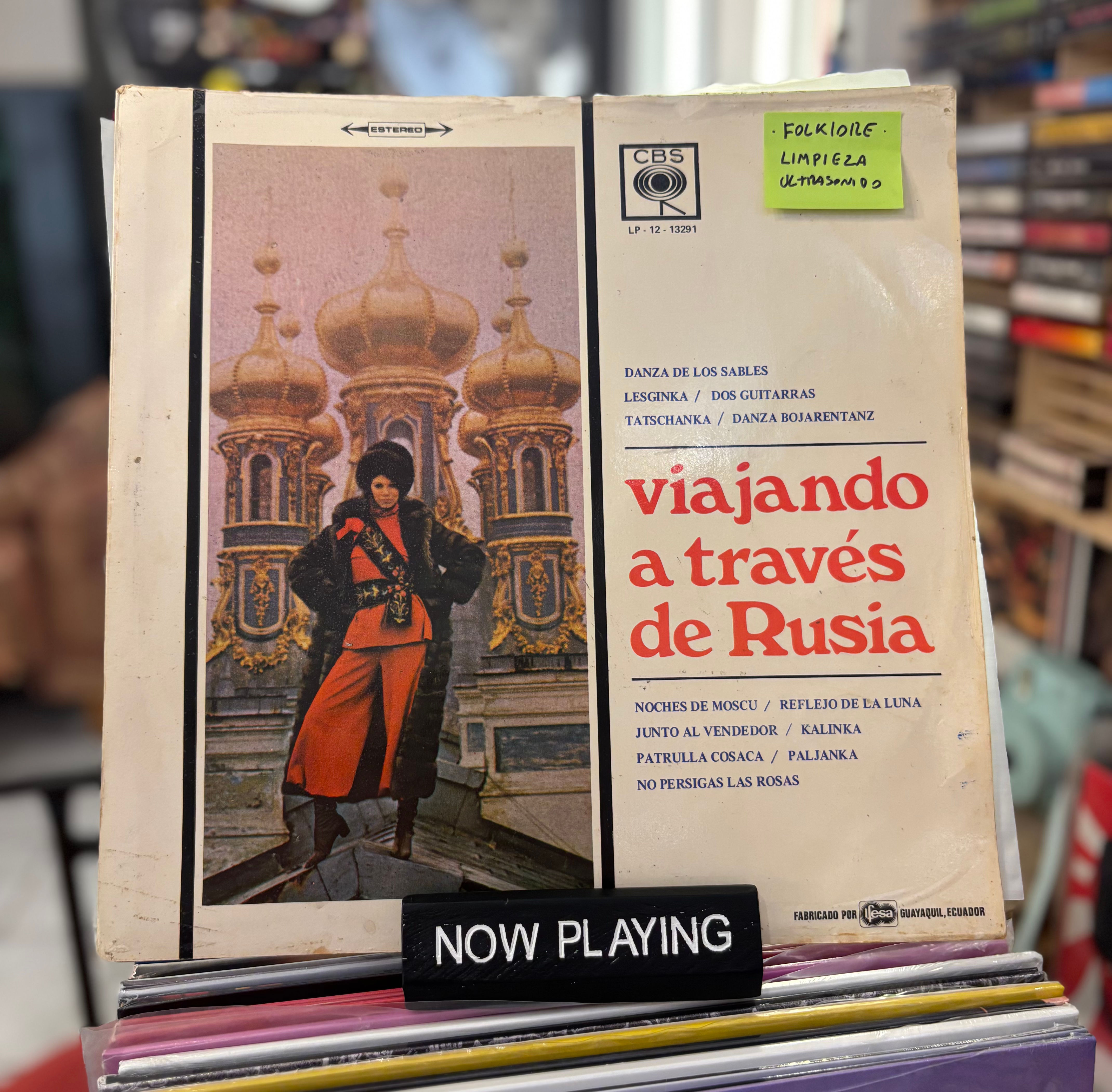 Balalaika Ensemble Troika - Viajando a Traves De Rusia Vinilo Segunda Mano