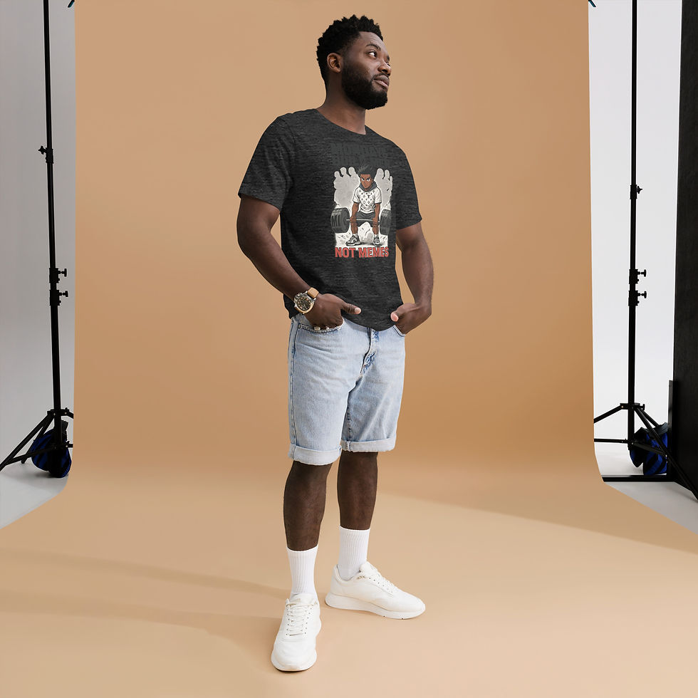 Thumbnail: MONDAYS BUILD MEN. NOT MEMES Premium Tee