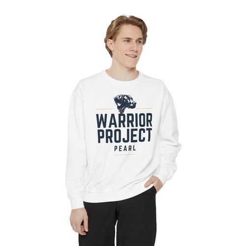 Unisex Garment-Dyed Sweatshirt | WarriorProjectPearl