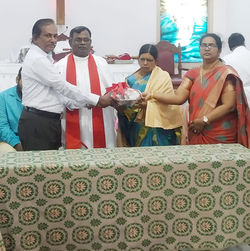 Welcoming Rev.Paul Navaraj & his family -5-6-2022