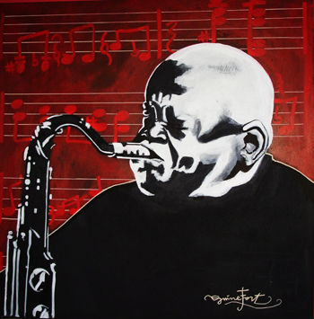 Turrentine, 2007, Acrylique, 61x61 cm.