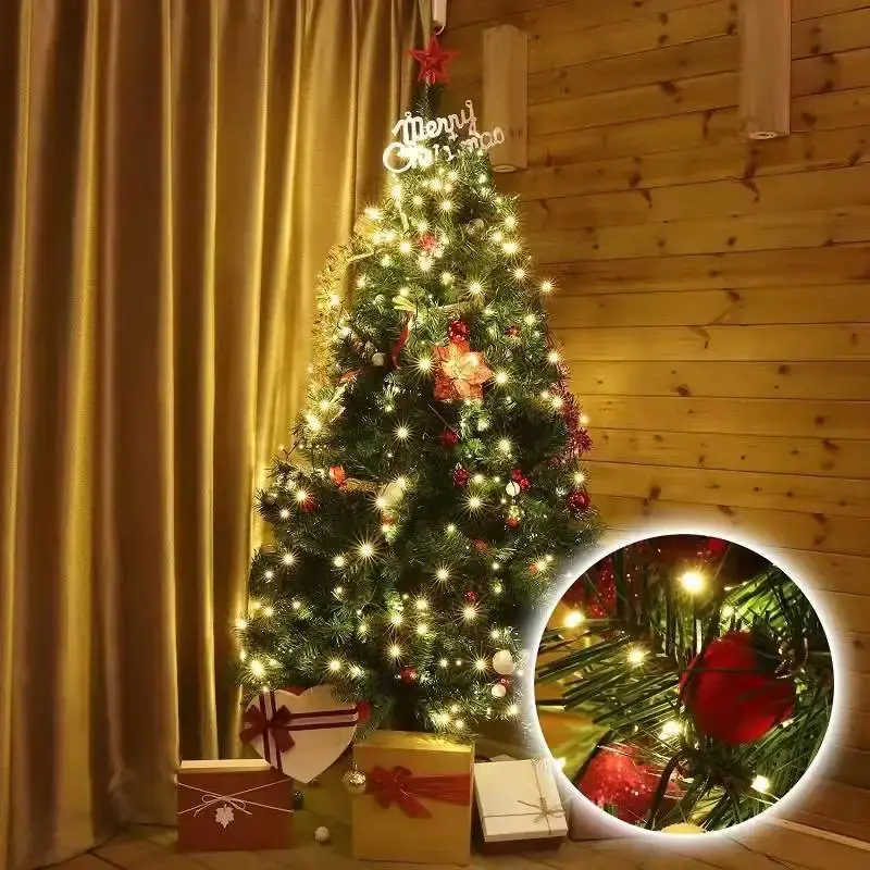 Thumbnail: Christmas Tree Decorative String Light Top Star