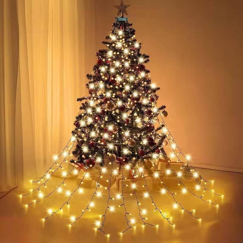 Thumbnail: Christmas Tree Decorative String Light Top Star