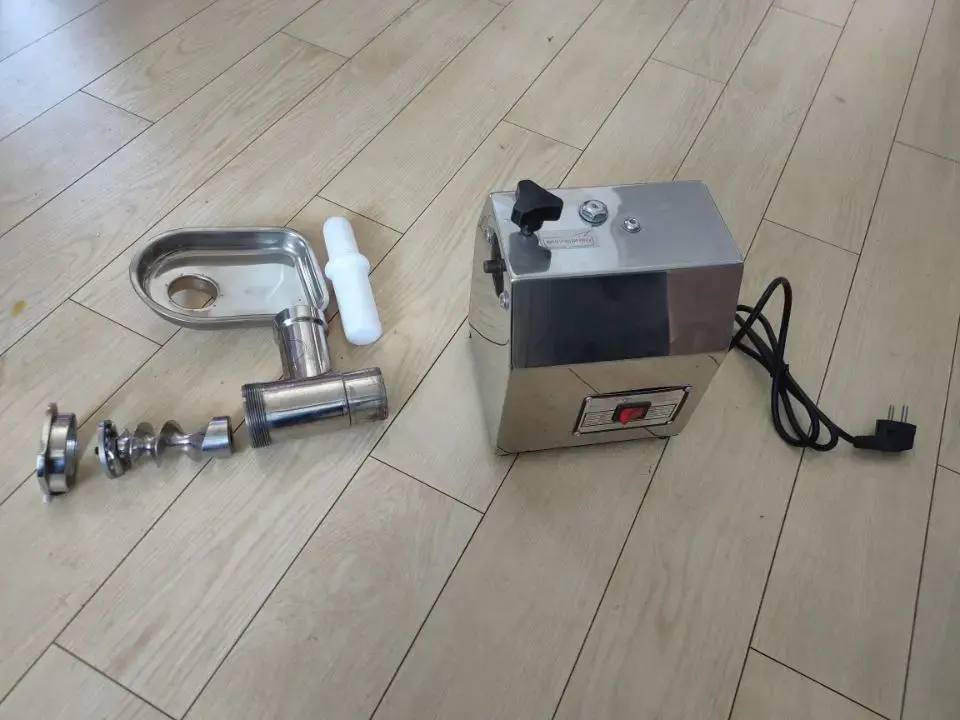 Thumbnail: Homework Meat Grinder Electric Machine With Woking Table
