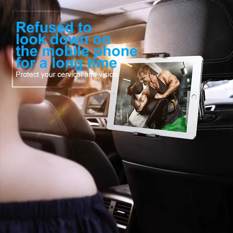 Thumbnail: Back Seat Mount Tablet Car Holder for iPad Air Mini Pro 2018 2020 11 12.9 10.2
