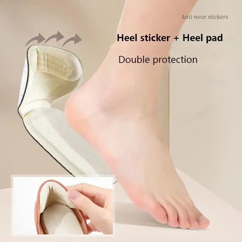 Thumbnail: Anti-Slip Shoe Heel Protector Half Insole Liners Anti-Wear Foot Cushion 