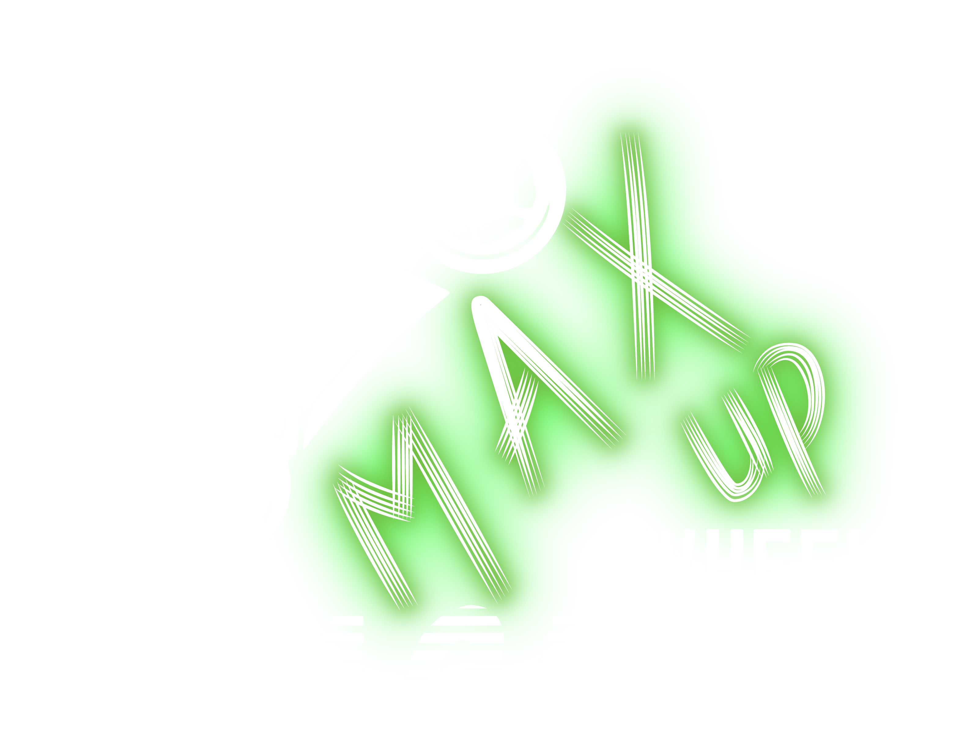Motorcycle icon with MAX UP in green; Wheelie Machine Voucher included.