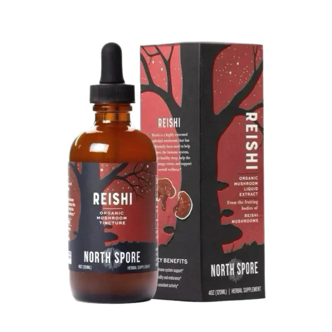 Reishi 2oz North Spore Tincture, Organic