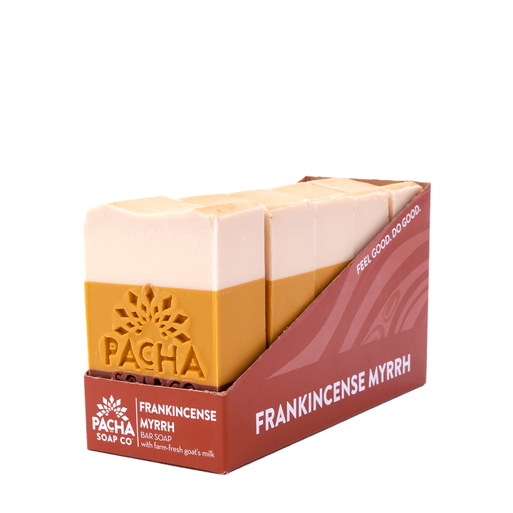 Pacha Bar Soap Frankincense Myrrh 4oz