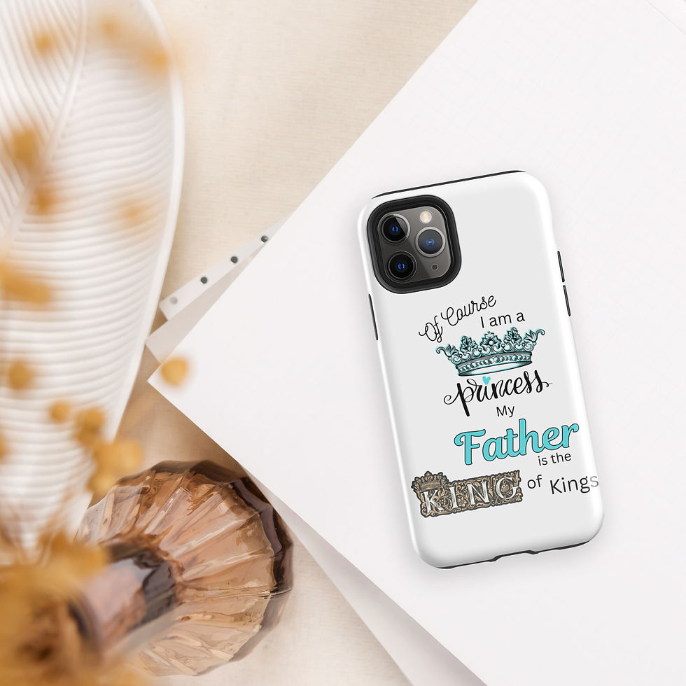 Thumbnail: I am a Princess, Father is King of Kings, Christian Case for iPhone