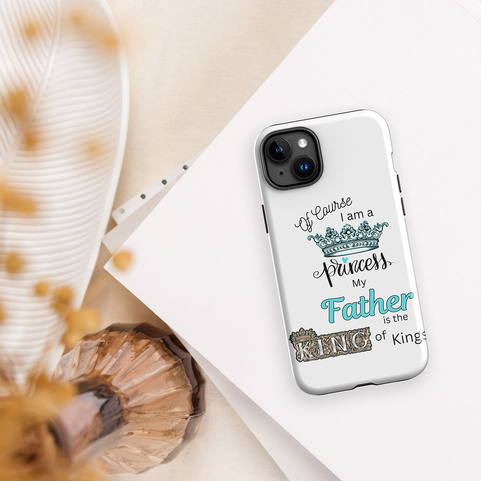 Thumbnail: I am a Princess, Father is King of Kings, Christian Case for iPhone