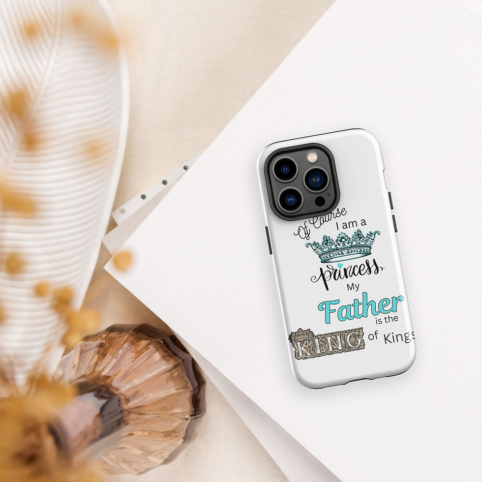 Thumbnail: I am a Princess, Father is King of Kings, Christian Case for iPhone