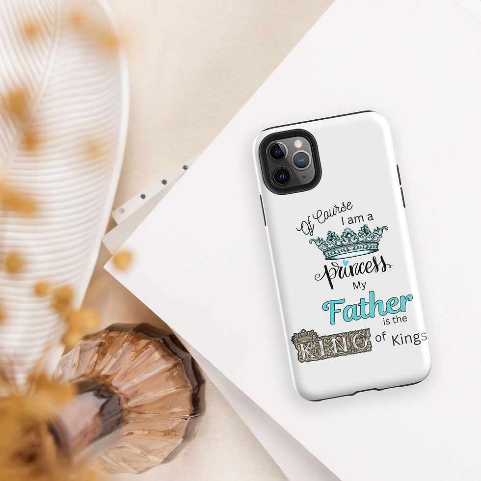 Thumbnail: I am a Princess, Father is King of Kings, Christian Case for iPhone
