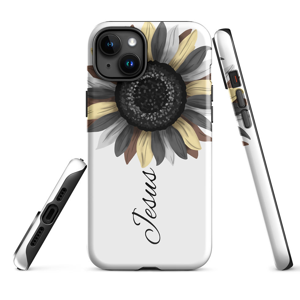 Thumbnail: Jesus Sunflower, Tough Case for iPhone®