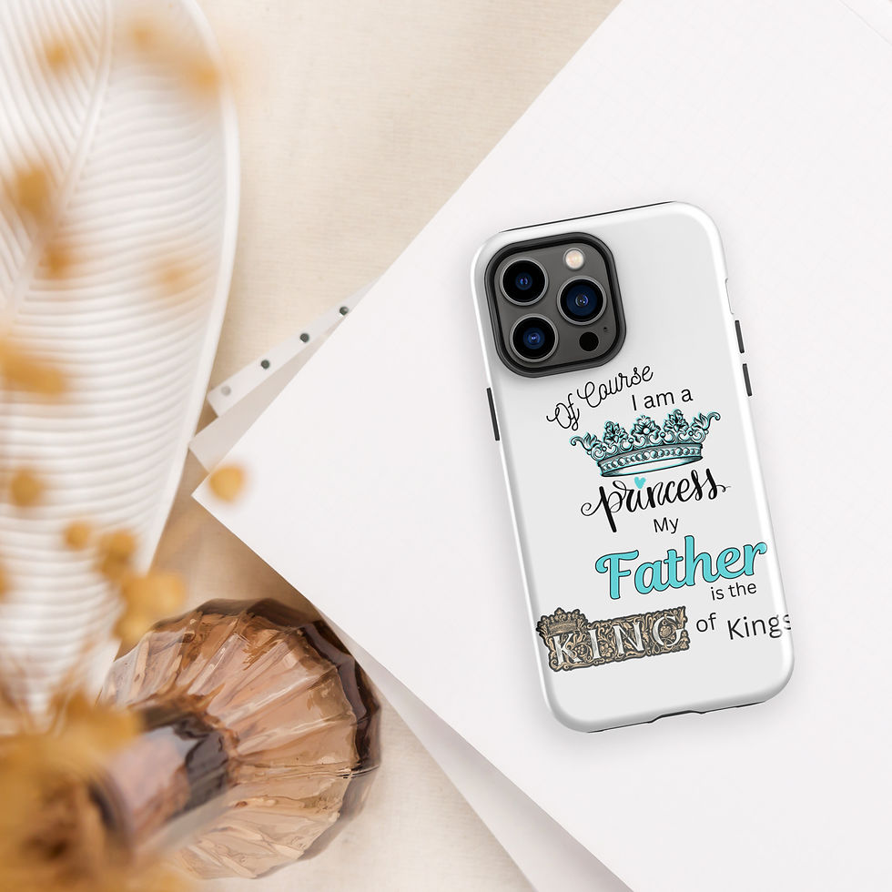 Thumbnail: I am a Princess, Father is King of Kings, Christian Case for iPhone