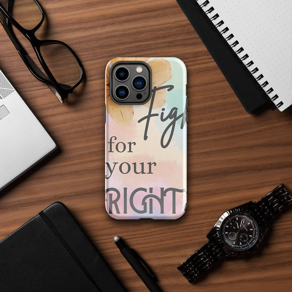 Thumbnail: Tough Case for iPhone, Fight for your Rights, Stand up!