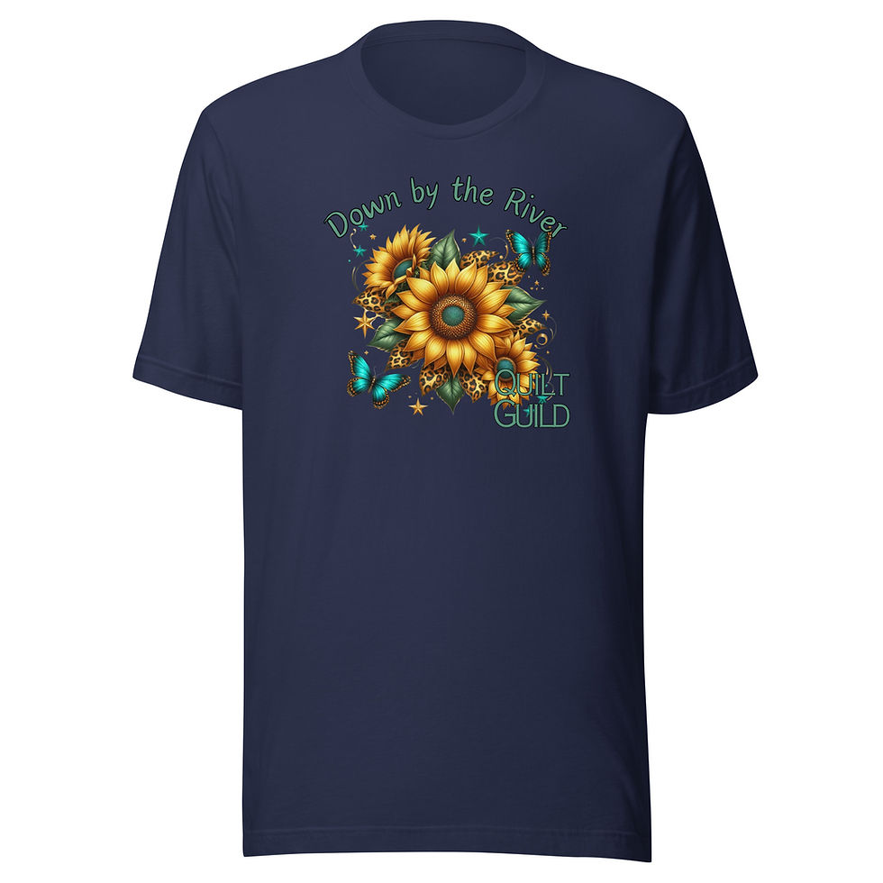 Thumbnail: Rall Down by the River, Quilt Guild, t-shirt
