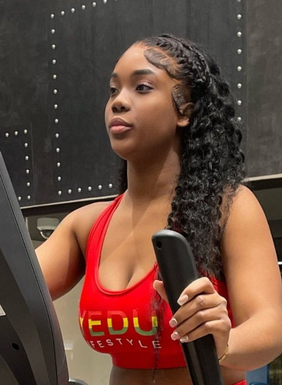 Red Ladies 2 Piece Yedu Fitness Outfit