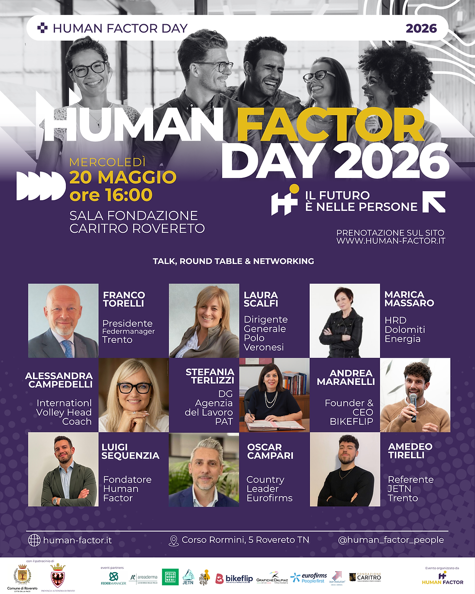HUMAN FACTOR DAY - Il futuro è delle persone