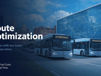 Route Optimization for Bus Fleets Cutting Fuel Costs and Travel Time