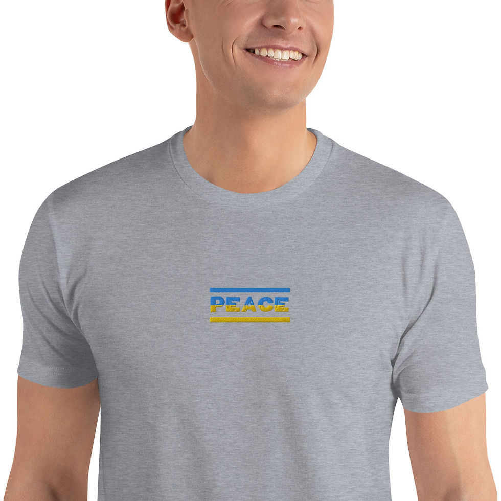 Thumbnail: Embroidered PEACE - Short Sleeve T-shirt copy