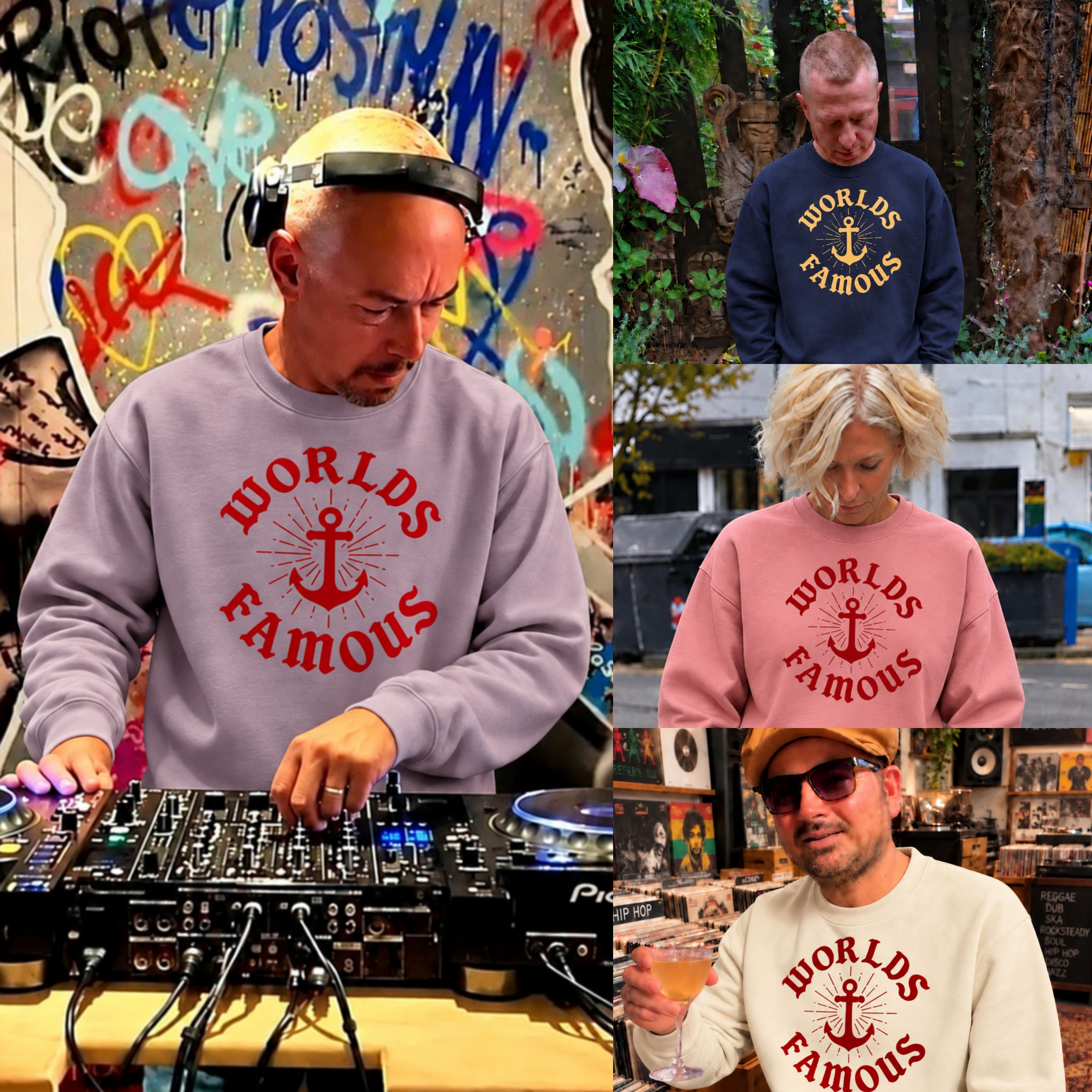 CHRISTMAS 2026 - THE LOFT55 'WORLDS FAMOUS' UNISEX SWEATSHIRT COLLECTION