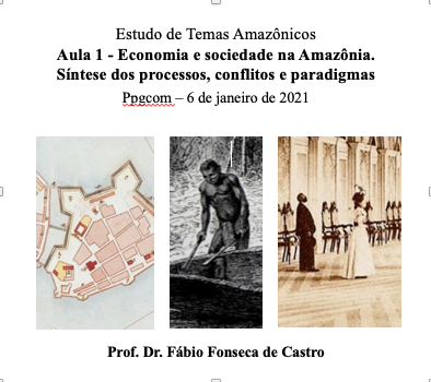 Economia e sociedade na Amazônia - Curso no Ppgcom