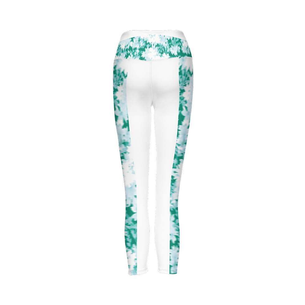 Thumbnail: Women’s High-Rise Leggings 28"- "Green Living"